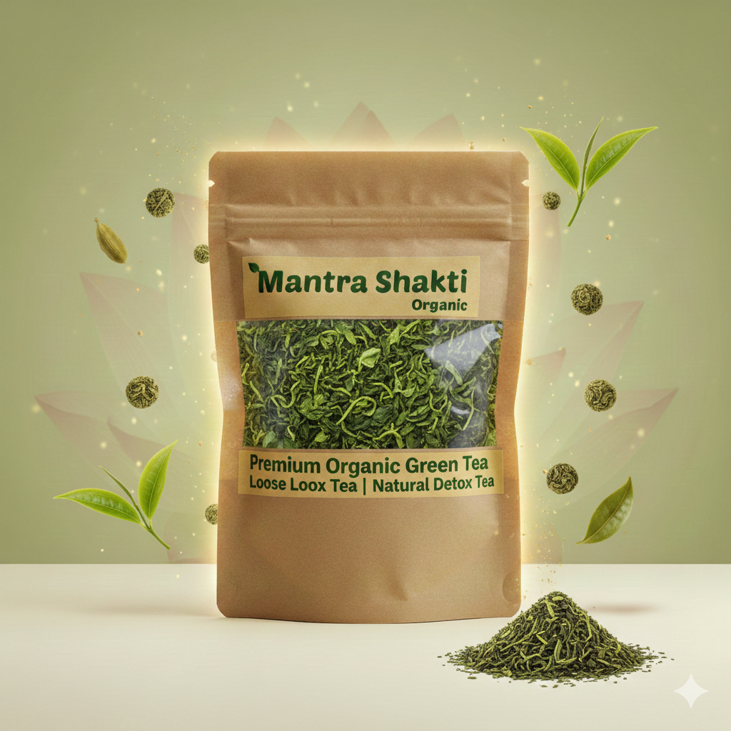 Premium Organic Green Tea Loose Leaf | Natural Detox Tea