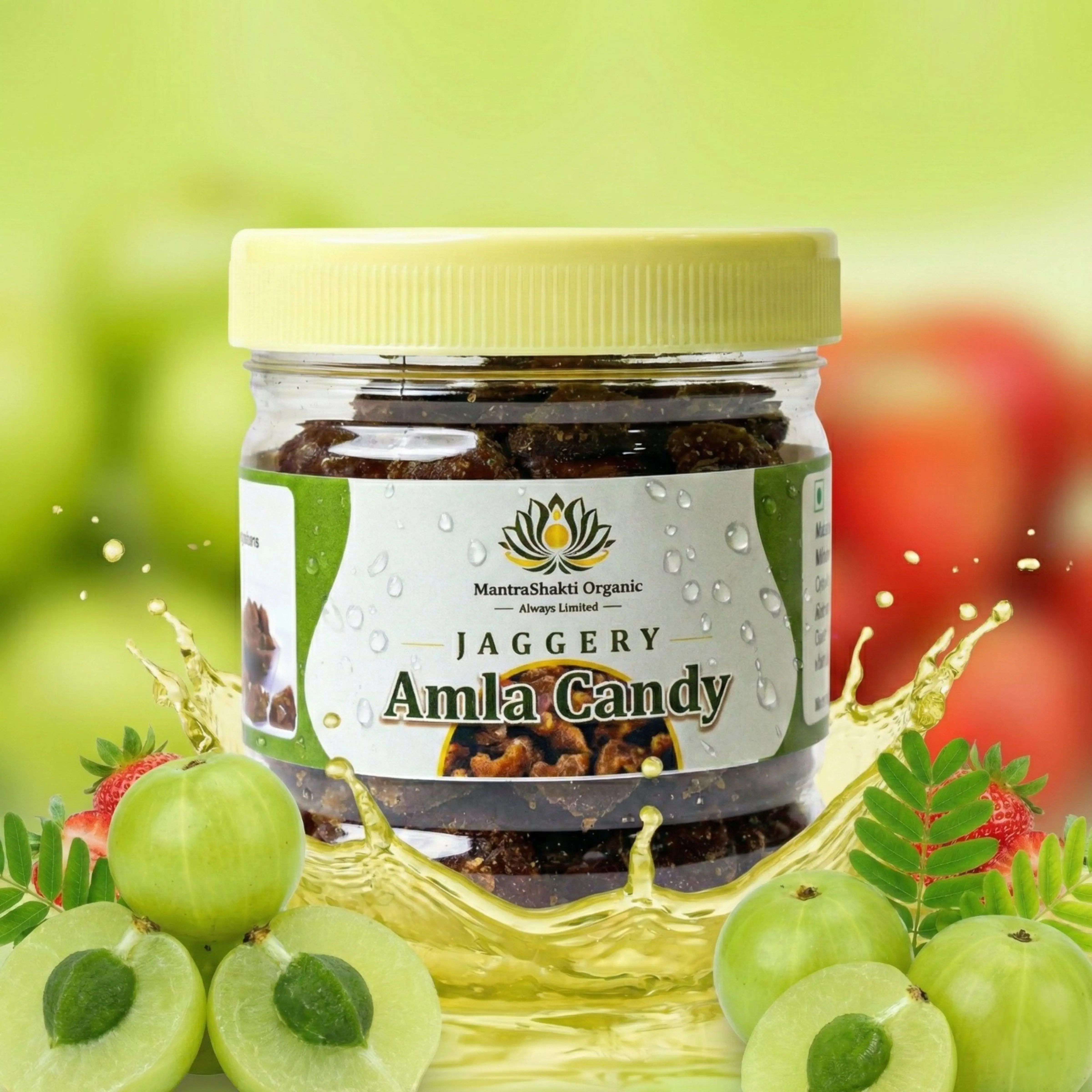 Jaggery Amla Candy MantraShakti Organic – Immunity Boosting Healthy Digestive Snack