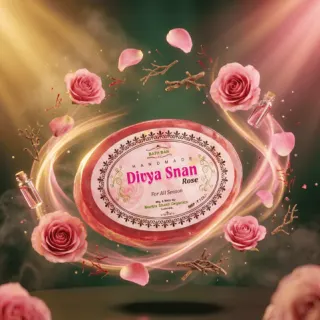 Divya Snan Rose Bath Bar