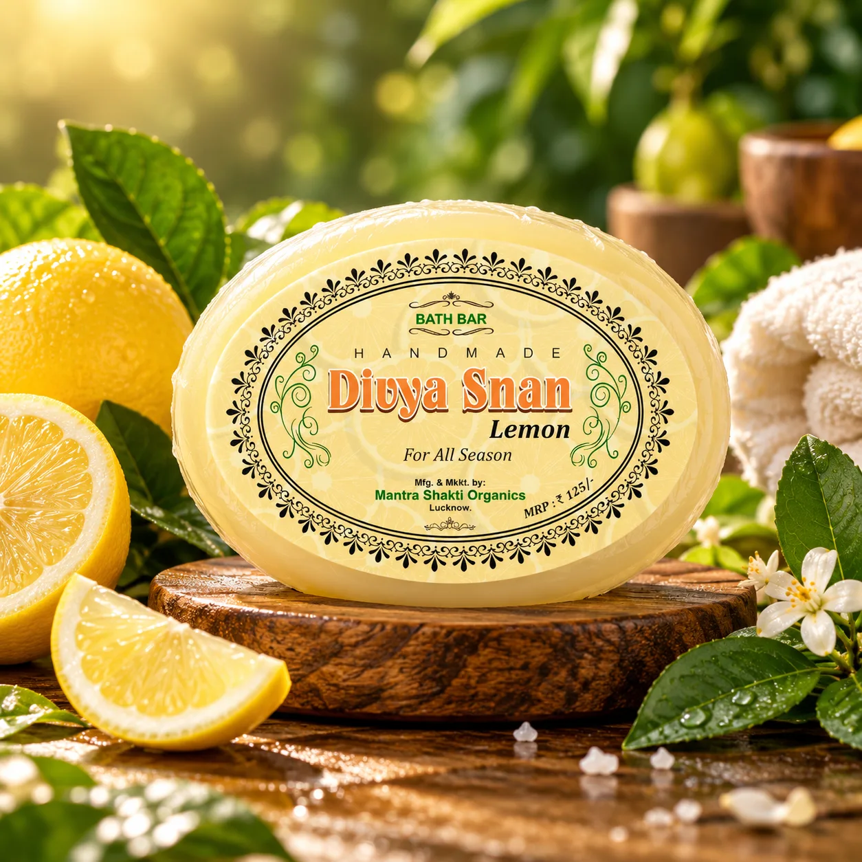 Divya Snan Lemon Bath Bar