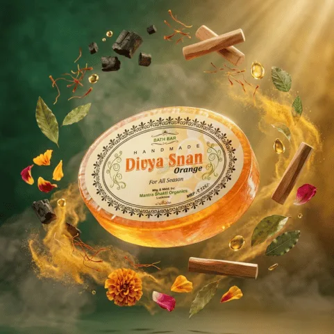 Divya Snan Orange Bath Bar