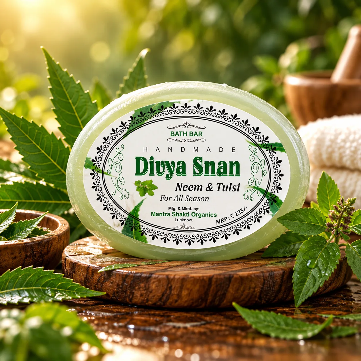 Divya Snan Neem & Tulsi Bath Bar